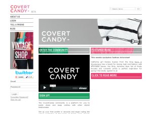 CovertCandy website