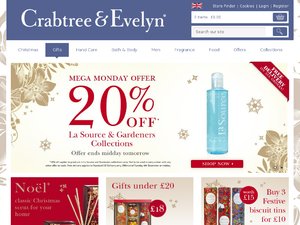 Crabtree & Evelyn website