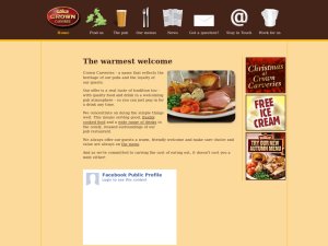 Crown Carvery website