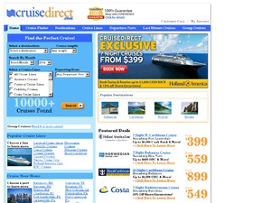 CruiseDirect website