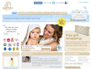 Cuddledry website