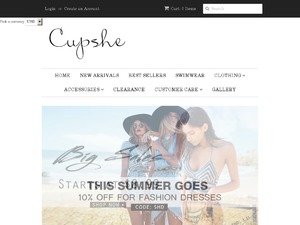 Cupshe website