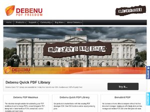 Debenu website