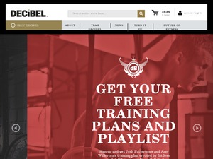 Decibel Nutrition website