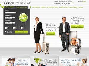 deraghotels.de website