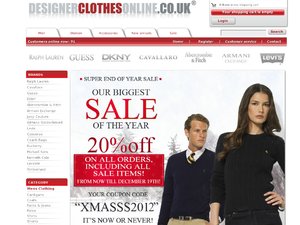 Designerclothesonline UK website