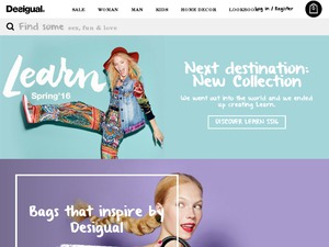 Desigual US website
