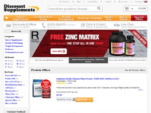 Discount Supplements website