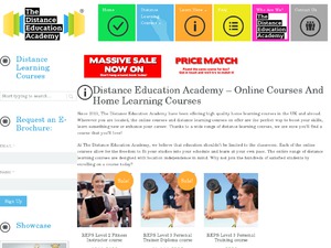 The Distance Education Academy website