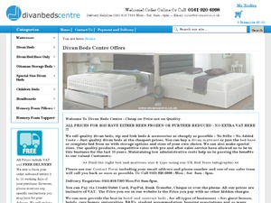 Divan Beds Centre website