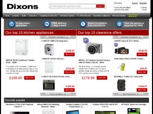 Dixons website