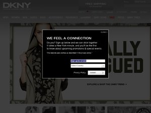 DKNY website