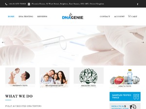 DNA Genie website