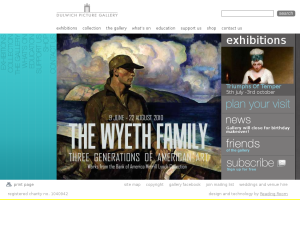 Dulwich Picture Gallery website