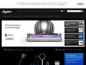 Dyson website