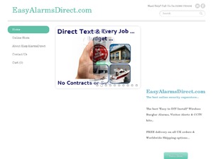 Easy Alarms Direct website