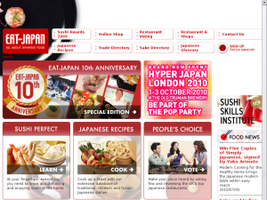 Eat-Japan website