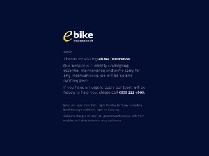 eBike Insurance UK website