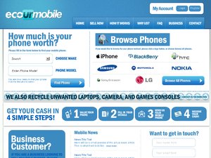 Eco Ur Mobile website