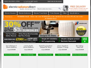 Electric Radiators Direct website