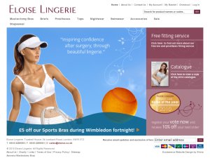 Eloise Lingerie website