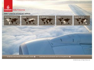 Emirates website