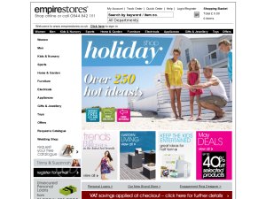 Empire Stores website