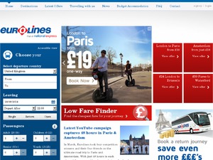 National Express Eurolines website