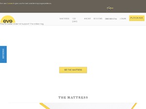 Eve Mattress website