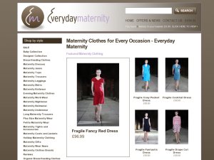 Everyday Maternity website