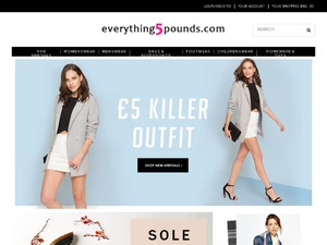 Everything 5 Pounds website