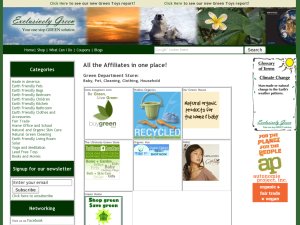 Exclusively Green website