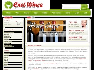 Exel Wines website