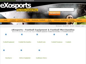 eXosports website
