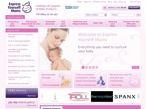 Express Yourself Mums website