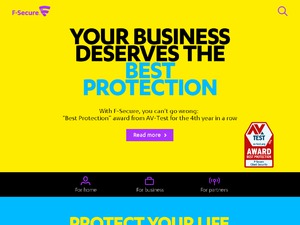 F-Secure UK Ltd. website