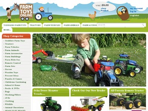 Farm Toys Online website