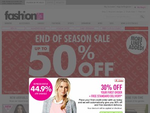 Fashion World website