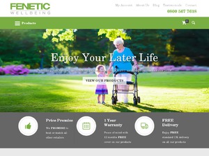 Fenetic Wellbeing website