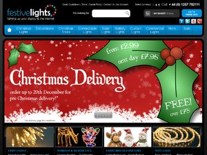 Festive lights website