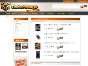 FindAddBuy website