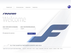 Finnair website