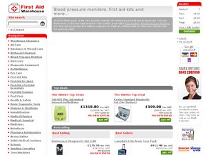 First Aid Warehouse website