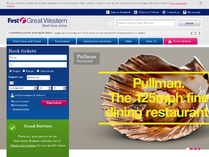 First Great Western website