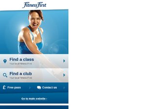 Fitness First website