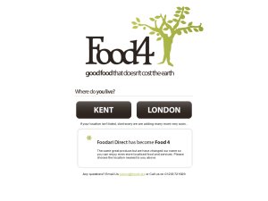 Foodari website