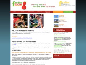 Foodies Festival Hampton Court Palace website