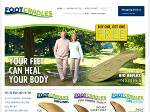 Foot Cradles website