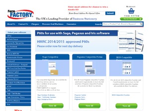 Form Factory website