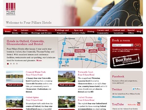 Four Pillars Hotels website